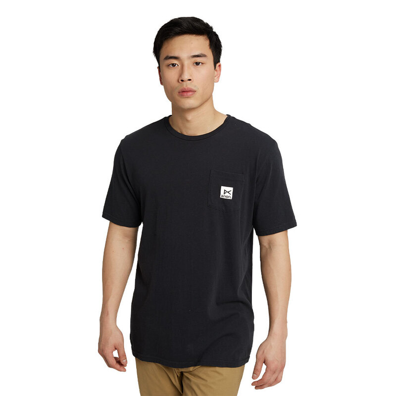 2223 아논 반팔 포켓 티셔츠 ANON Short Sleeve Pocket T-Shirt True Black
