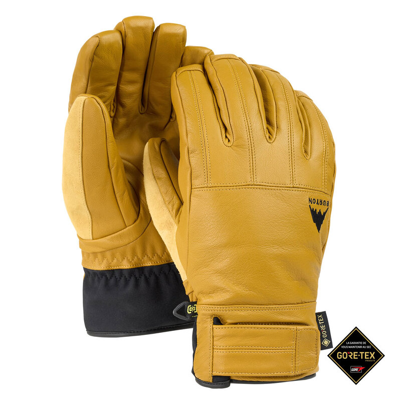 W24 버튼 곤디 고어텍스 레더 스노우 보드 장갑 BURTON Gondy GORE-TEX Leather Gloves Rawhide