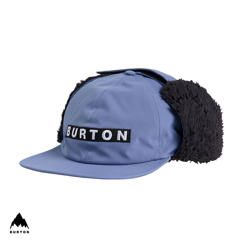 W24 버튼 런치랩 이어플랩 모자 W24 BURTON Lunchlap Earflap Hat Slate Blue