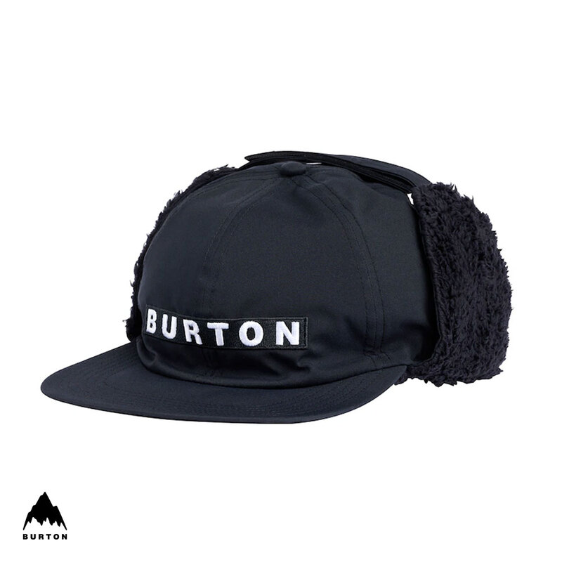 W24 버튼 런치랩 이어플랩 모자 W24 BURTON Lunchlap Earflap Hat True Black