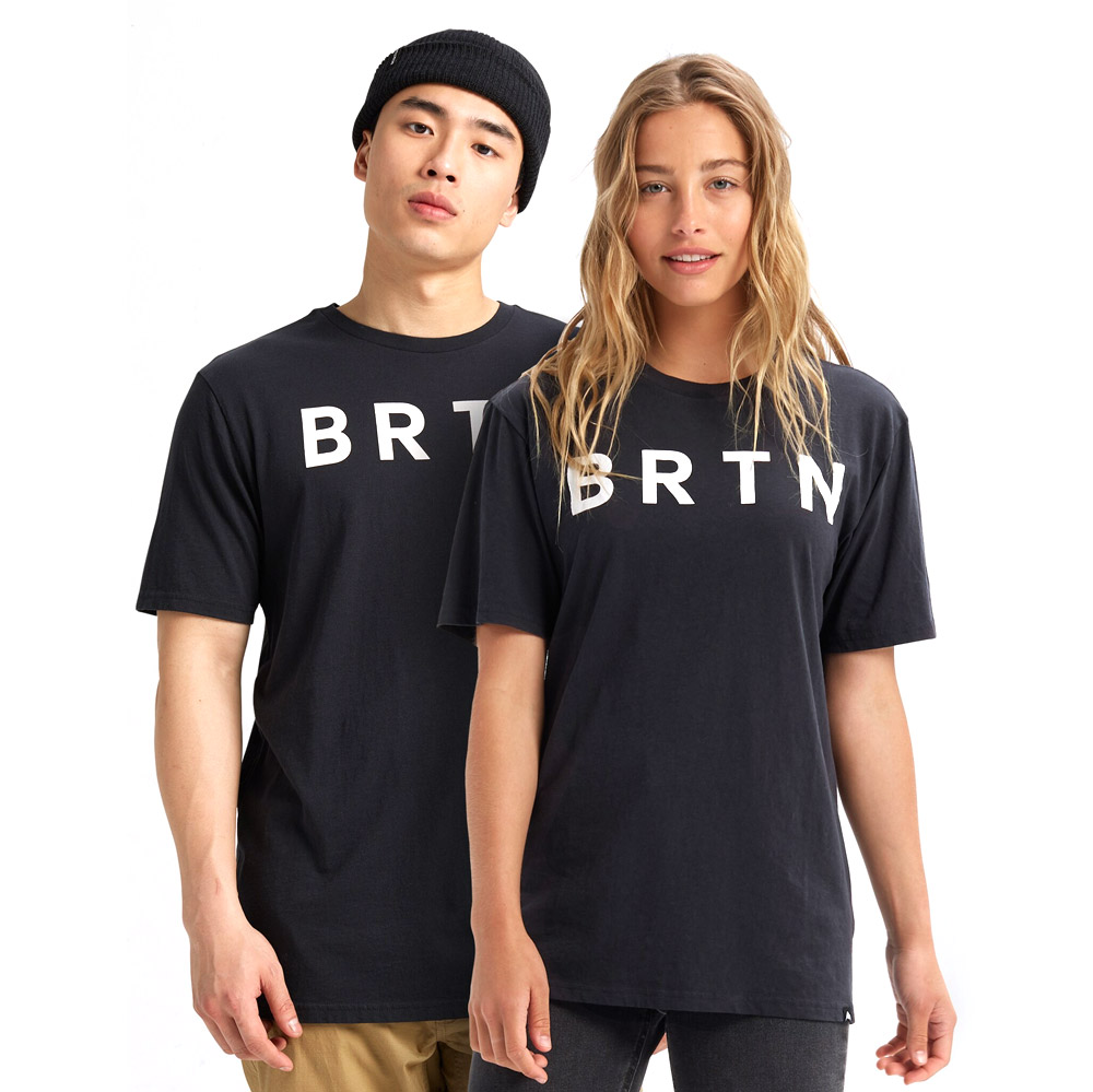 S25 BURTON BRTN SHORT SLEEVE T-SHIRT TRUE BLACK 버튼 비알티엔 티셔츠
